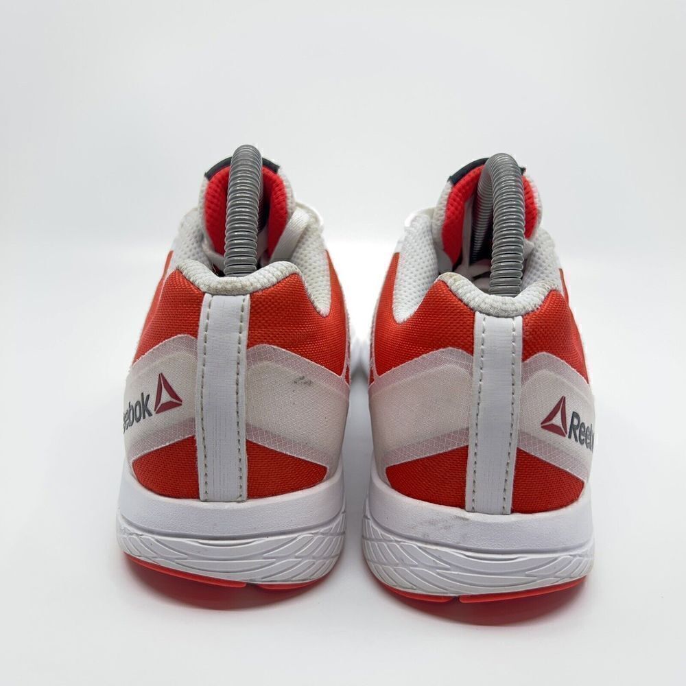 Reebok White and Orange Athletic Shoes - Picture 5 of 11